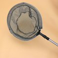thumbnail image 3 of 1.9m 3 Sections Pole Telescopic Landing Net Aluminum Alloy Fishing Net Extendable Tuck Net for Lakes Ponds (Silver), 3 of 4