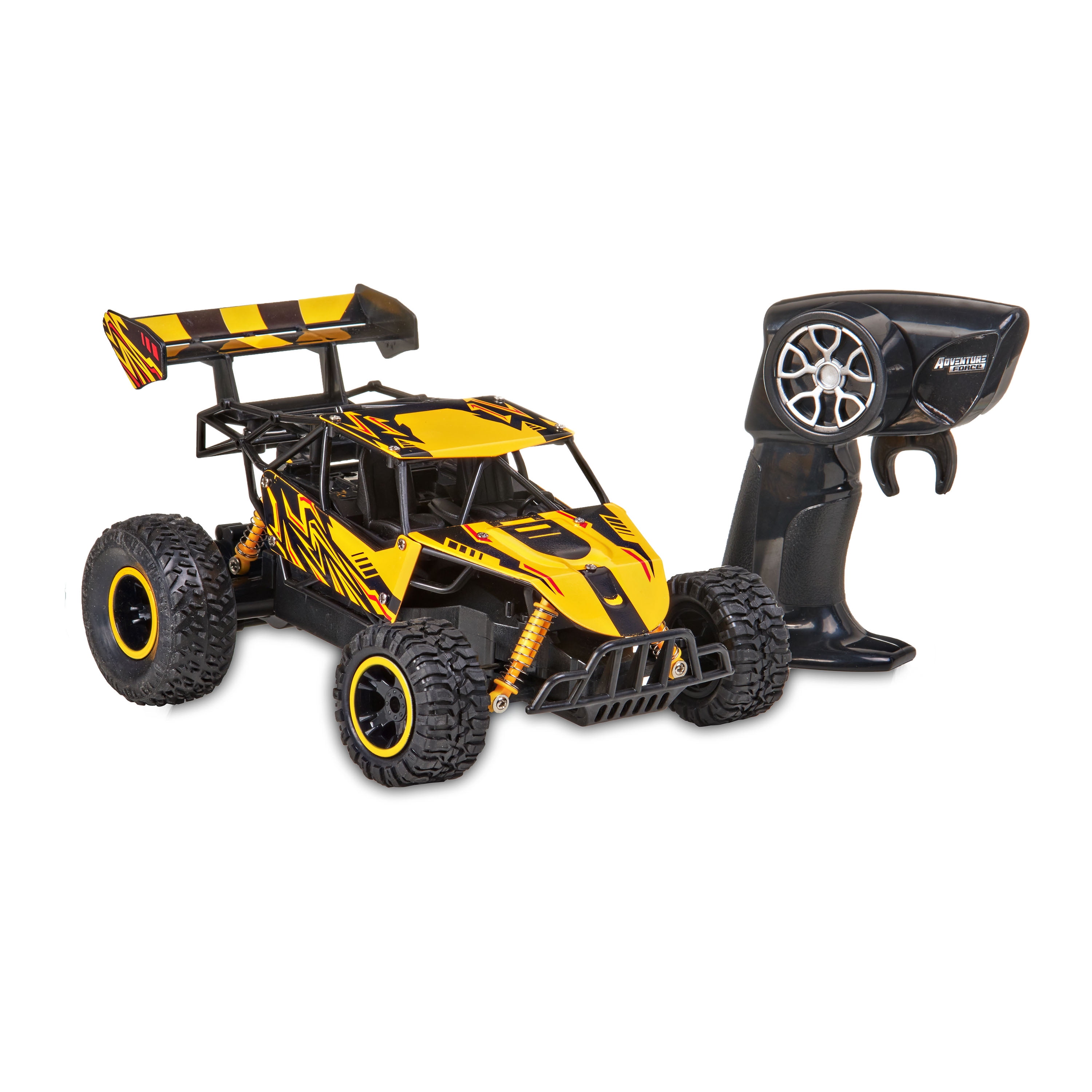 Adventure Force Metal Racer Radio Controlled Vehicle, Yellow