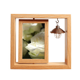 thumbnail image 1 of Dark grande tamaño rosas blancas Marco giratorio de madera 4x6, 1 of 3