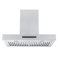 thumbnail image 2 of Ancona Moderna 30 Convertible Wall Mount Range Hood with Auto Night Light in Stainless Steel, 2 of 10