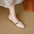 thumbnail image 2 of YOUYEDIAN Loafers for Women Fall Pointed Toe Fashion Block Heel Versatile Slip On Flats Casual Comfortable Outdoor Dress Shoes, 2 of 5