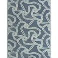thumbnail image 1 of Unique Loom Outdoor Coastal Knots Ropes Rug 9' x 12' Rectangle Navy Blue/Ivory, 1 of 1