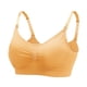 thumbnail image 1 of Sujetador de lactancia para mujeres embarazadas con abertura frontal y sin hebillas, de talla grande, ajustable, fruncido, fino, para posparto, 1 of 5