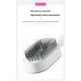 thumbnail image 3 of White Upgraded Air Cushion Hair Brush, Large Paddle Massage Brush with Easy Press Clean Design for Women and Long Hair, Detangling Scalp Massage Brush for Home Use, 3 of 7