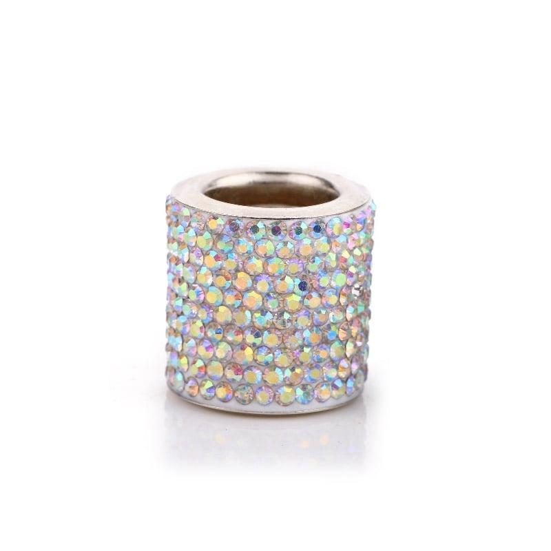 Crystal Car Seat Headrest Collar Decor Charms Diamond Bling Rhinestone Universal Winbang Car Interior Accessories 1pc