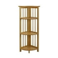 thumbnail image 2 of 4 Shelf Corner Folding Bookcase, 2 of 6