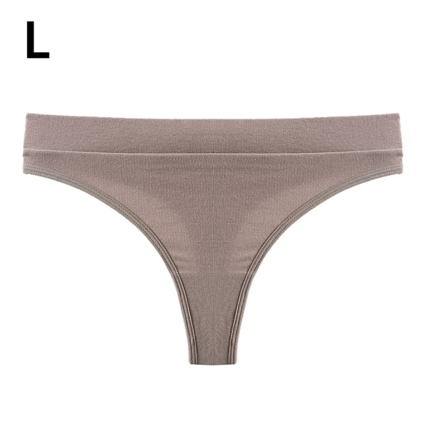 Sonducket Ropa interior de algodón para mujer Transpirable Absorbe la humedad Elástico Color sólido Chica S Ropa interior chocolate L Sonducket AP000390-13