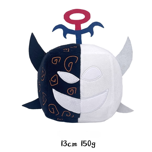 Blox Fruits Shadow Fruit Plush Toy, 5.12 Inches Tall, Devil Fruit Stuffed Doll, Soft Collectible Plushie for Fans and Kids