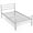 Argent, variante sur Costway Cadre de Lit en Métal pour Lit Simple, Base de Matelas, Aucun Sommier Requis