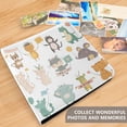 thumbnail image 4 of FORMRS 3 Ring Photo Album 4"x6" Self Adhesive Large Capacity PU Leather Cover, Cute Animal, 4 of 8