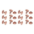thumbnail image 4 of Tubular Rivets, Electroplating Process Rose Gold Leather Rivets Durable Metal 300 Sets Strong Luster  For Bag, 4 of 8