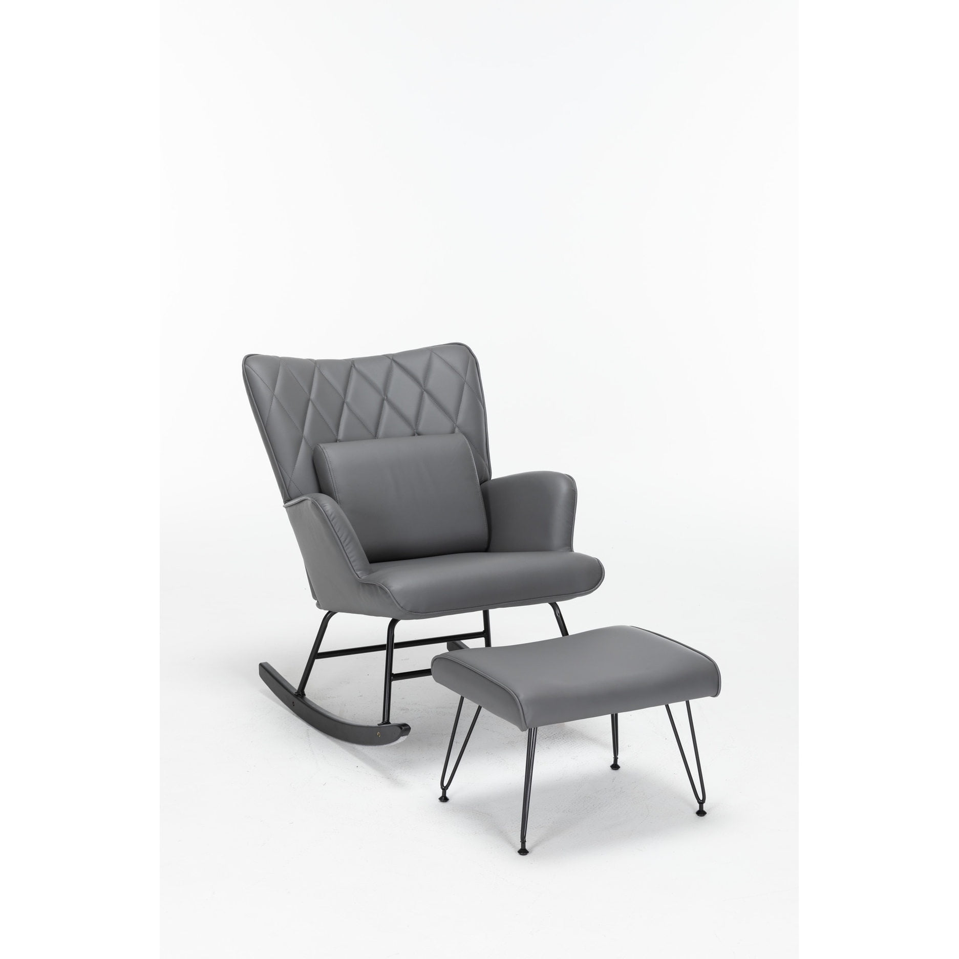 Ergonomic Nursery Rocking Chair / Superior Back Support for Parents