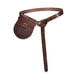 thumbnail image 3 of Juego de 2 cinturones vintage medievales con bolsa para mascarada para niños. marrón, 3 of 8