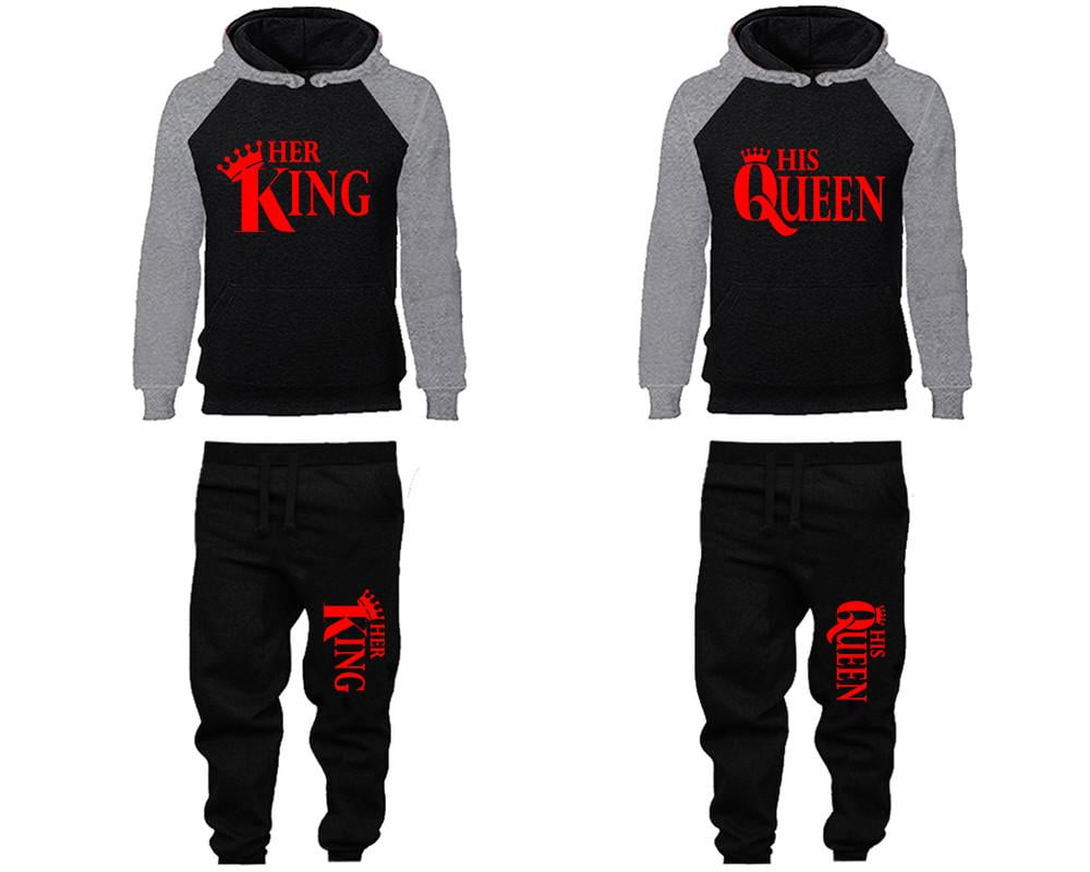 the king his queen hoodies