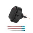 thumbnail image 1 of 1Pcs LED Dot Light Rocker Switch 12V Car Auto Boat Marine ON/OFF Toggle SPST Switch with Red Indicator, 1 of 8