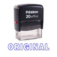 thumbnail image 1 of Printtoo ORIGINAL Auto Encrage Timbre en Caoutchouc Bureau Timbre Stationnaire-Bleu, 1 of 1