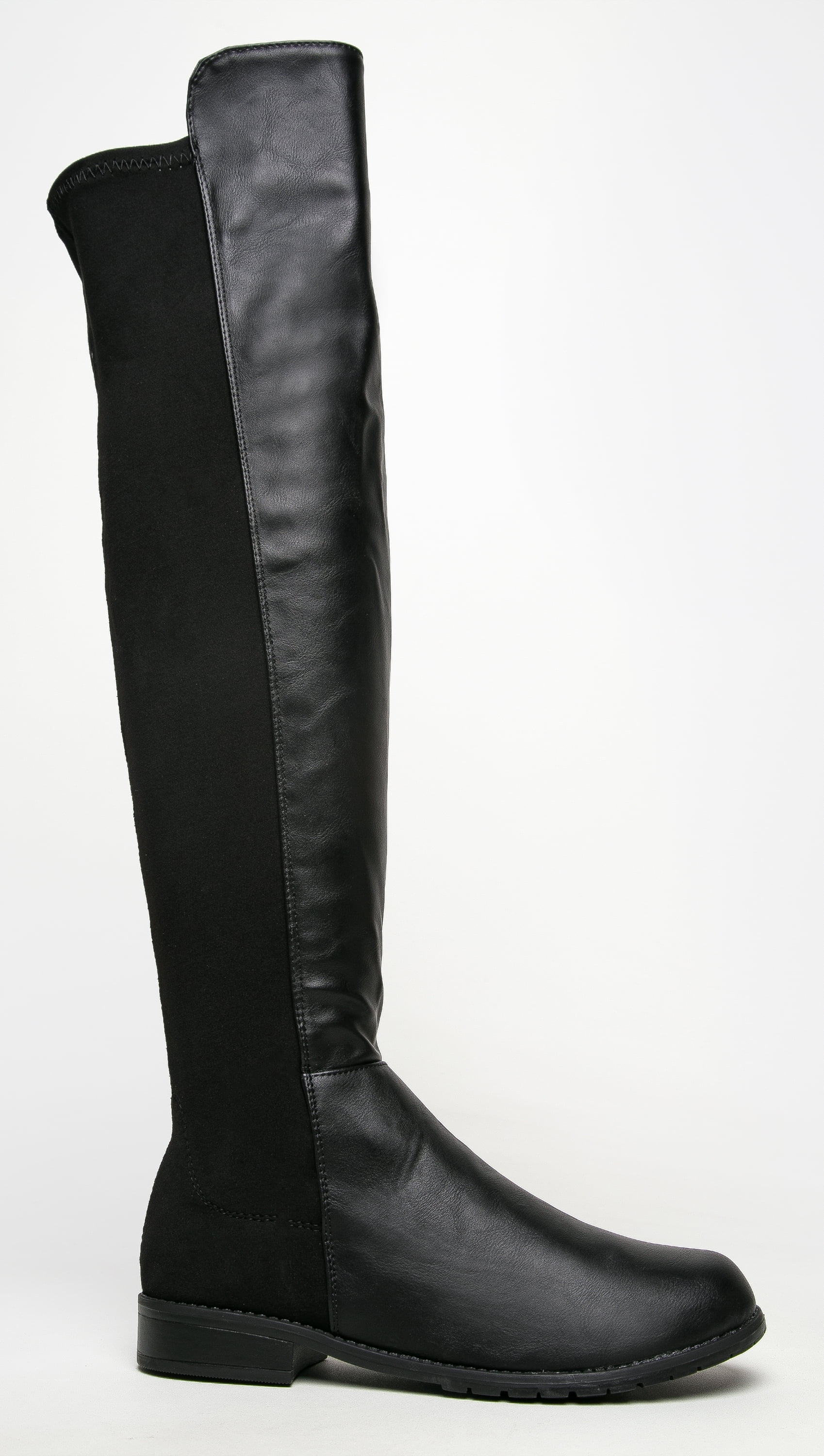 elastic back over the knee boots