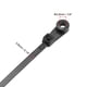 thumbnail image 3 of Correas de cable ajustables Uxcell de 6 pulgadas, correa de alambre de nylon negra, 50 piezas, 3 of 5
