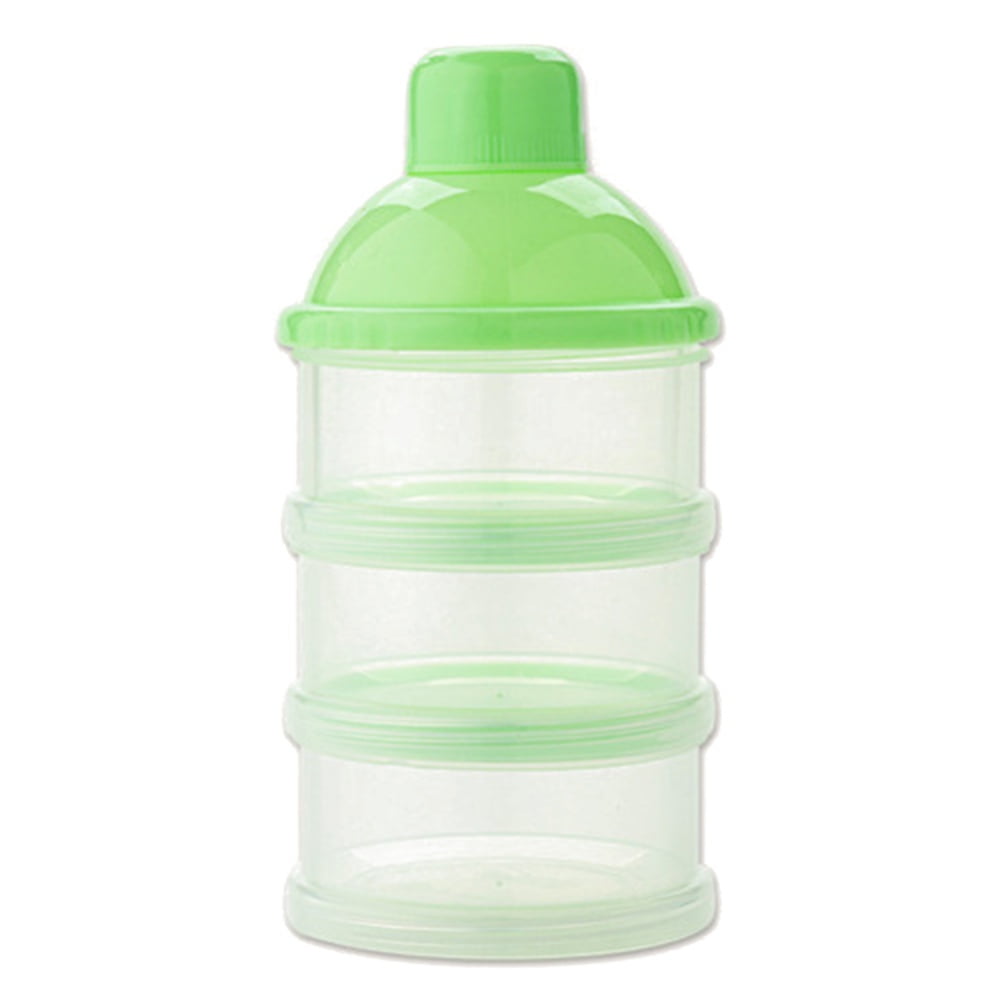 HUPLUE 3-lagige Baby Milk Powder Formula Spender BPA-frei ausschüttsicher stapelbar Container für Reise Ausflug rose 
