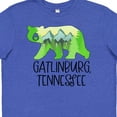 thumbnail image 4 of Inktastic Gatlinburg, Tennessee- Mountains and Bear Shape Youth T-Shirt, 4 of 5