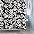 thumbnail image 3 of Tchckioa Boho Daisy Shower Curtain for Bathroom,60x72 Inch Waterproof Hooks Bath Curtain Decor, 3 of 6