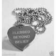 thumbnail image 2 of MOTIVATIONAL BLESSING STAINLESS STEEL PENDANT DOG TAG NECKLACE FREE ENGRAVING, 2 of 5