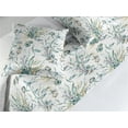 thumbnail image 2 of Underwater Bed Runner Set, Under the Sea Marine Starfish and Shell in the Ocean Illustration, Decorative Bedding Scarf & 2 Pillow Shams for Hotels Homes, King, Pale Teal White Mustard, by Ambesonne, 2 of 3