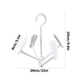 thumbnail image 3 of Thickened Plastic Foldable Shoe Drying Rack Can Be Rotated And Stacked To Dry Shoes Artifact Dry And Wet Twofold Purpose Towel Scarf Storage Rack Drying Rack, 3 of 8