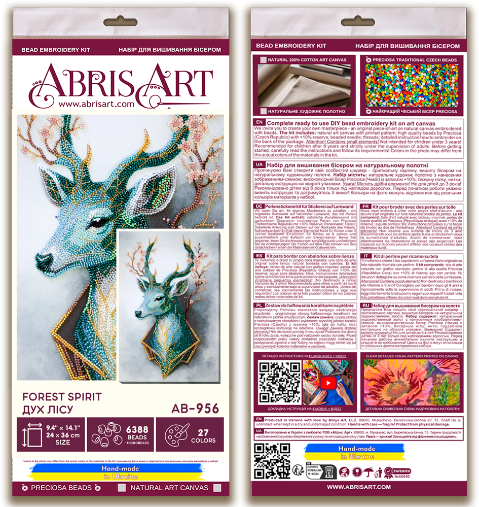Bead Embroidery Kit - Forest Spirit AB-956