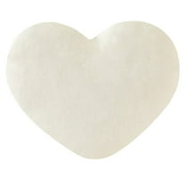 Petrella Throw Pillows Heart Pillow Cute Fuzzy Pillows For Bed Livingroom Home Decor Cushion Decorative Aesthetic Preppy Pillows White Small 13"x10"