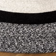 thumbnail image 3 of Safavieh Braided Dervla Striped Reversible Area Rug, Black/Ivory, 4' x 4' Round, 3 of 7