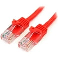 thumbnail image 1 of StarTech.com Snagless UTP Patch cable - RJ-45 (M) - RJ-45 (M) - 0.9 m - UTP - ( CAT 5e ) - red, 1 of 4