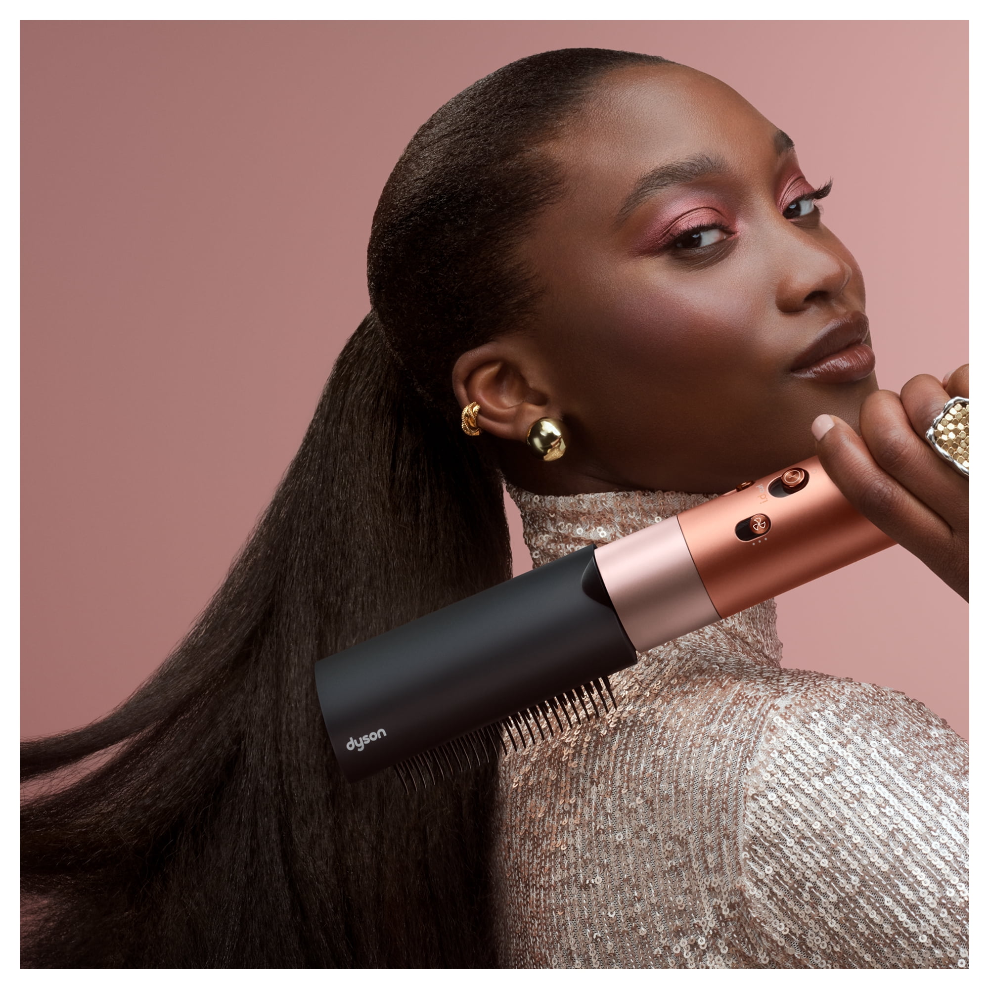 Premium Dyson Airwrap i.d.™ multi-styler Curly+Coily | Amber Silk