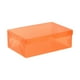 thumbnail image 1 of Caja de zapatos de plástico transparente, apilable, organizador de almacenamiento con tapa abatible, diseño plegable para organizar el armario, contenedor multiusos, solución ordenada., 1 of 6