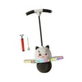 thumbnail image 2 of Vsenkes Cattle Pogo Ball with Handle Exercise Pogo Stick for Body Training Assistant White, 2 of 9