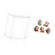 thumbnail image 5 of Mesita de noche de acrílico,Mesa auxiliar de acrílico transparente Mesa auxiliar transparente en capas,Mesa pequeña de acrílico,mesita de noche pequeña,compacta,Figura de escritorio,Figura, 5 of 8