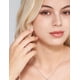 thumbnail image 3 of Alianza de boda IMOLOVE Moissanite de plata 925 chapada en oro de 18 quilates, 3 of 8