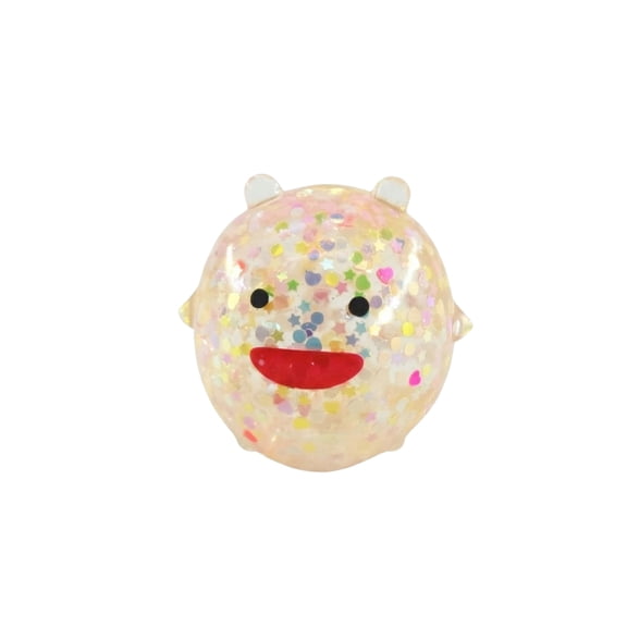 1 Packs Pig Fidget Toys Stress Relief Sensory Balls for Adults Anxiety Focus Desk Toys Fun Party Favors,Beige