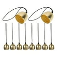 thumbnail image 4 of HOMEMAXS Masteelf 10pcs Brass Wind Bell Pendant Dog Necklace Ornament Copper Bell Antique Bells for DIY Craft Garden, 4 of 8