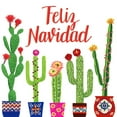 thumbnail image 2 of Popp, Grace 26x26 White Modern Wood Framed Museum Art Print Titled - Navidad Tropical I, 2 of 4