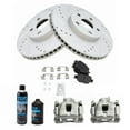 thumbnail image 2 of TRQ Front Brake Calipers Ceramic Pads & Rotors Fits 05-10 Scion tC 00-05 Celica BKA19343, 2 of 6
