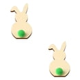 thumbnail image 2 of Inteprter 5 uds. De piezas de madera de conejo, decoraciones de Pascua, estilo Simple, manualidades para álbum de recortes, accesorios de JM01169 2Conjunto, 2 of 6