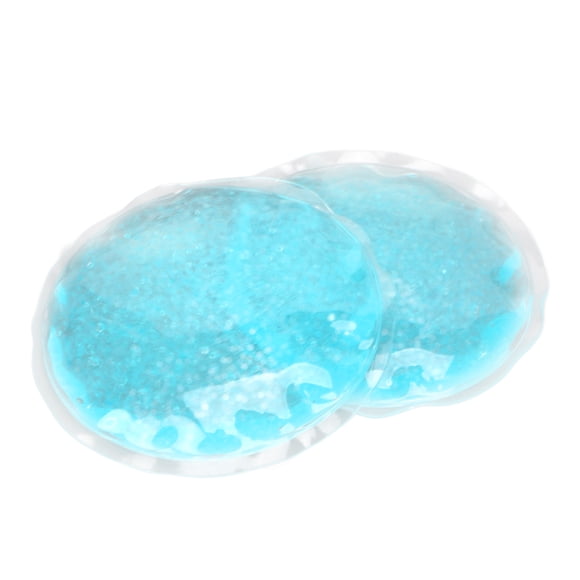Paquete de Ojo de Gel de Hielo, Compresa Fría Redonda de Almohadilla de Ojo de Enfriamiento Segura 1 Par para Casa