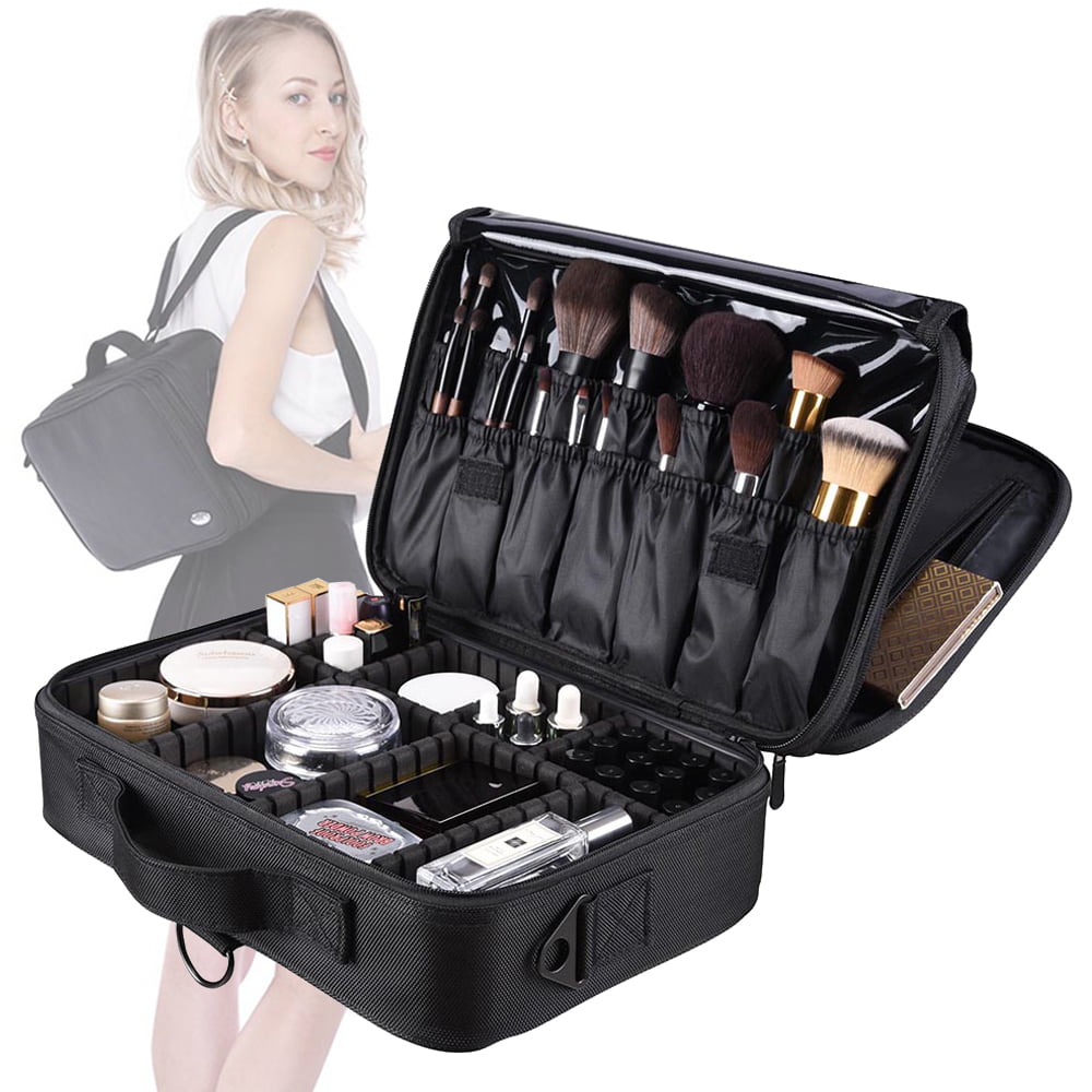 portable travel organizer makeup bag