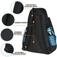 thumbnail image 3 of ACOSEN Tennis Bag Tennis Backpack - Large Tennis Bags for Women and Men to Hold Tennis Racket,Pickleball Paddles, Badminton Racquet, Squash Racquet,Balls and Other Accessories (Black), 3 of 5