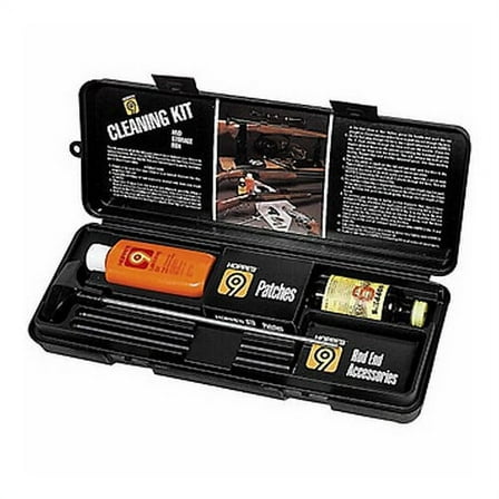 Hoppe's Pistol Cleaning Kit, All Calibers, Extra Long, Steel Rods, Includes Solvent and Oil