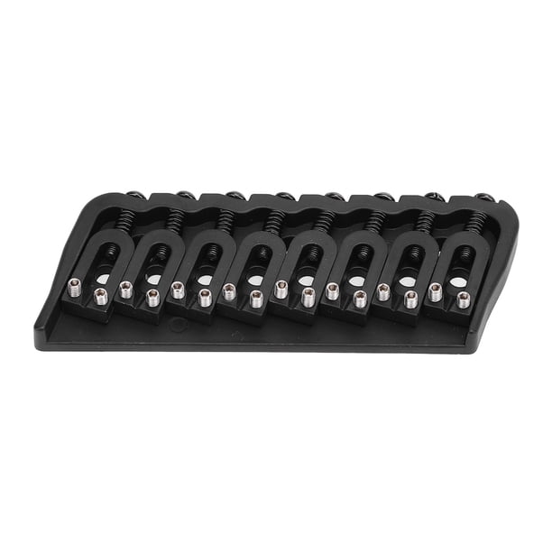 Puente de Guitarra de 8 Cuerdas, Cuerda A Través del Cabo Corta Fácil Estructura de Metal de Instalación Con Tornillos para Guitarras Eléctricas