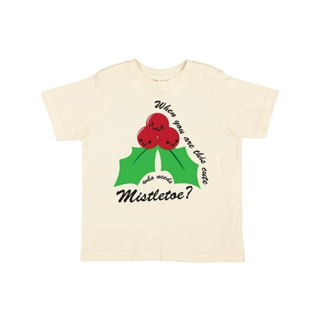

Inktastic Mistletoe Gift Toddler Boy or Toddler Girl T-Shirt