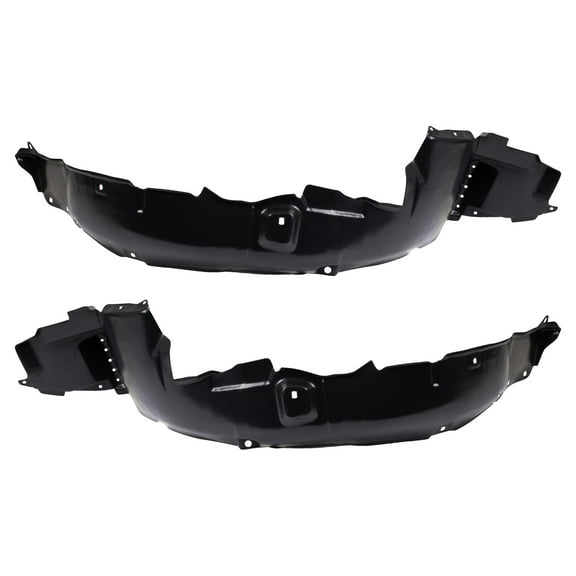 TRQ Inner Fender Liner Set Compatible with 2007-2008 Hyundai Tiburon BDA16348