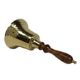 thumbnail image 3 of Urban Designs Handcrafted Engraved Antiqued Solid Brass 12-Inch Captain Bell, 3 of 4